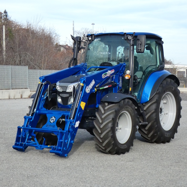 Caricatore frontale hybrid dalmasso su landini