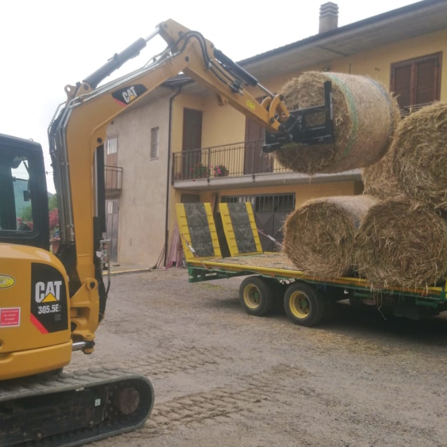 forca da balloni per escavatore cat